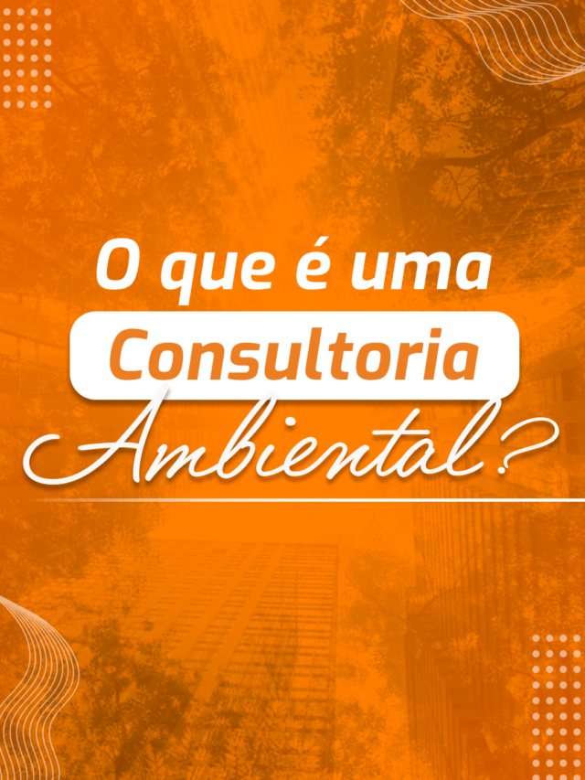 O que é uma Consultoria Ambiental?